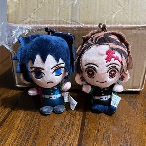 Demon Slayer (Kimetsu no Yaiba) Tanjiro and Giyuu plushies